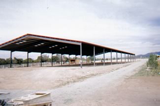 80' x 200' Arena Steel Building