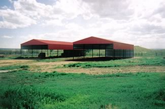 Twin Hay Barns